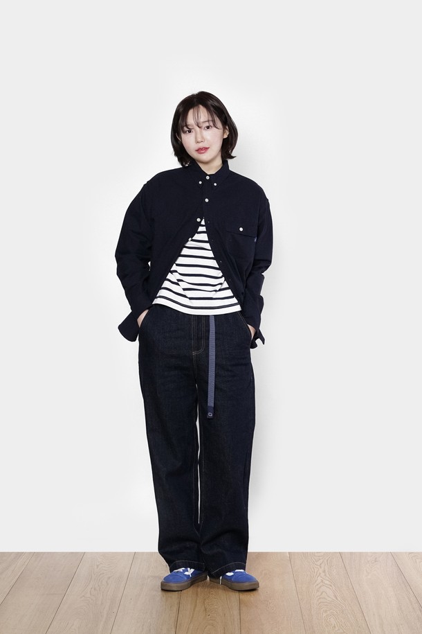 HAVE HAD - 셔츠 - Cotton City Worker Shirts Women(NAVY)