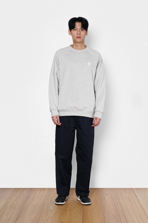 HAVE HAD - 스웨트셔츠 - Relax Side-pocket MTM Men(GREY)