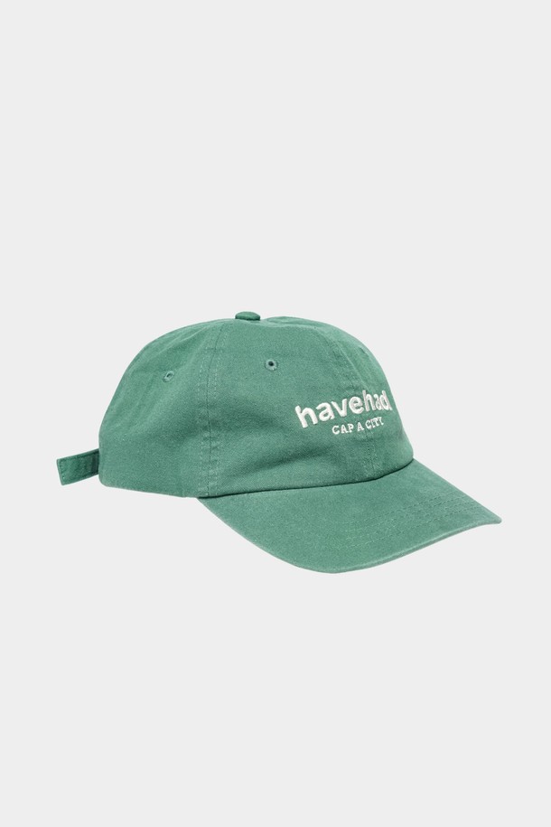 HAVE HAD - 모자 - Cap a City WashedLogo Cap (Green)