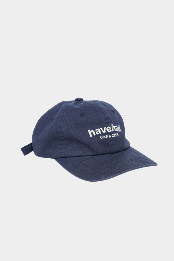 HAVE HAD - 모자 - Cap a City WashedLogo Cap (Navy)