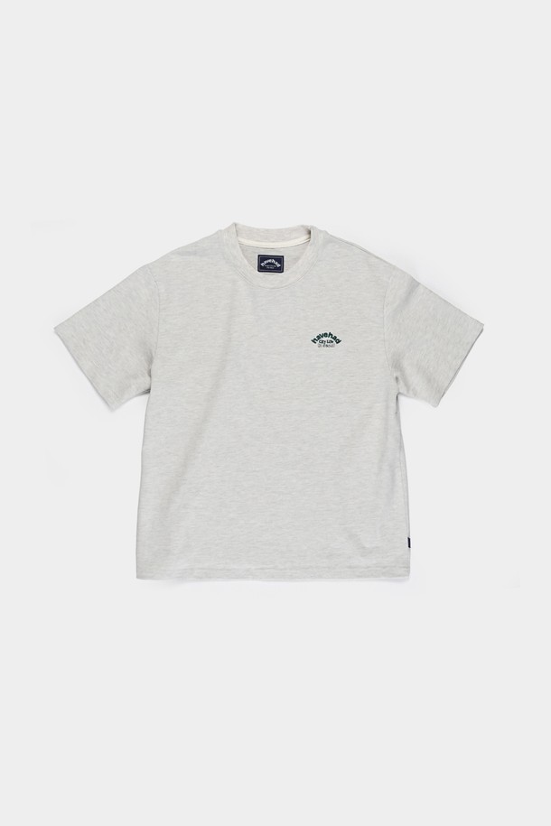 HAVE HAD - 반소매 티셔츠 - Havehad Basic Logo T-shirts Women (Oatmeal)