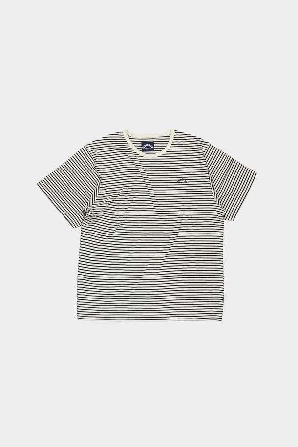 HAVE HAD - 반팔티셔츠 - HVHD Logo Stripe T-shirts Men(Black)