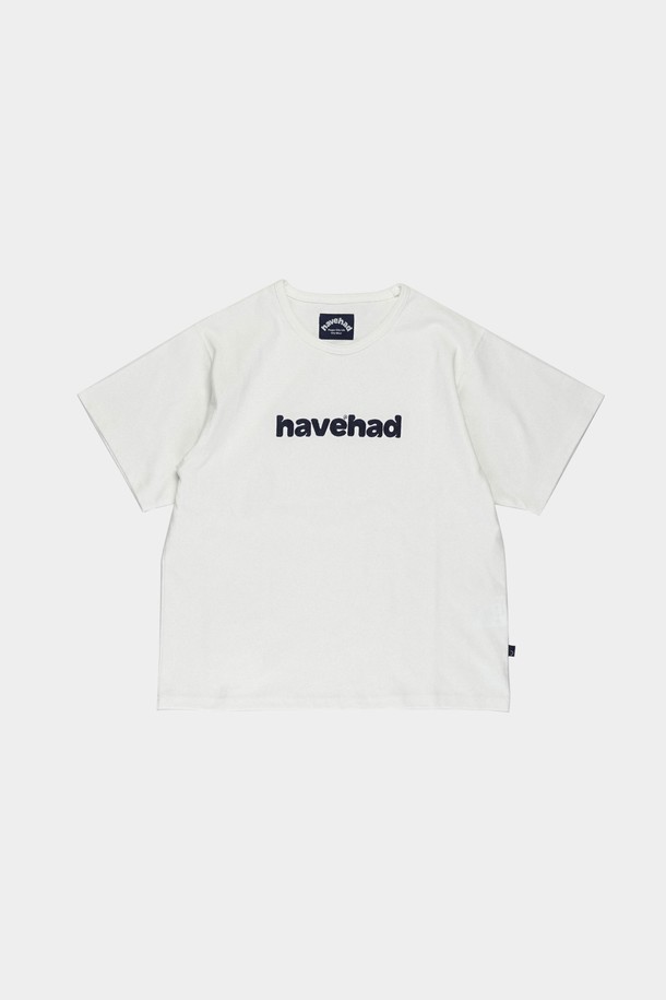 HAVE HAD - 반팔티셔츠 - Heavy Cotton Cassic Logo T-shirts Men(White)