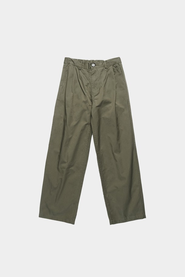 HAVE HAD - 캐주얼팬츠 - City Worker Pin-tuck Trouser Men(Olive)