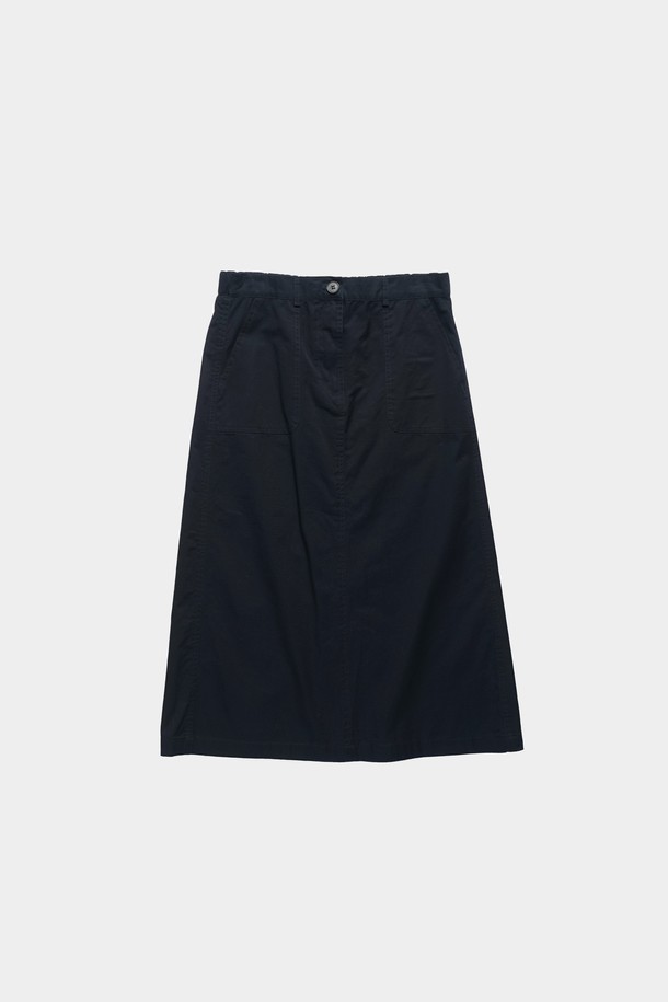 HAVE HAD - 롱스커트 - City Worker Fatigue Skirt(Navy)