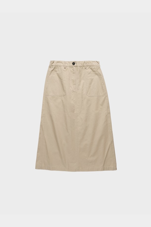 HAVE HAD - 롱스커트 - City Worker Fatigue Skirt(Beige)