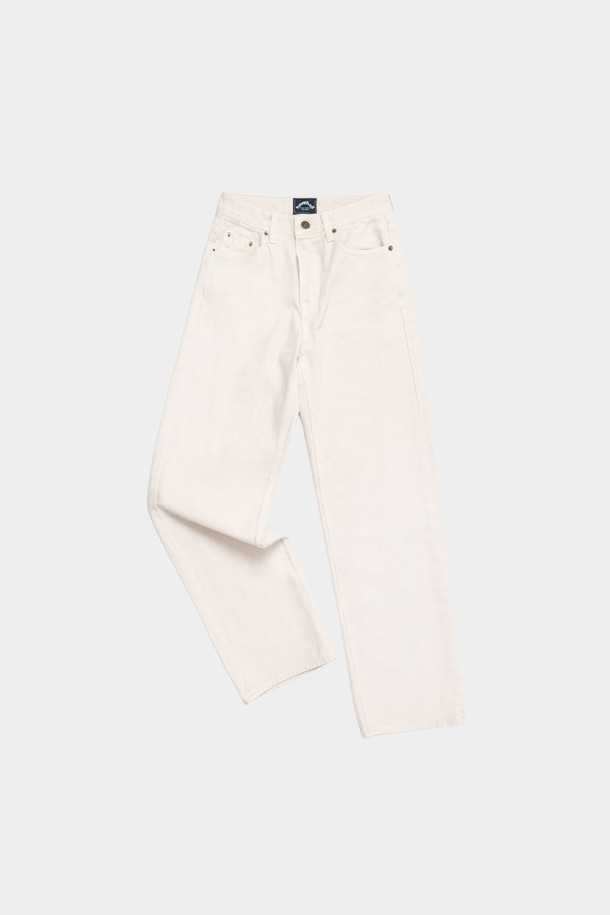 HAVE HAD - 캐주얼팬츠 - Regular Fit Ecru Denim Pants Men(Ecru)