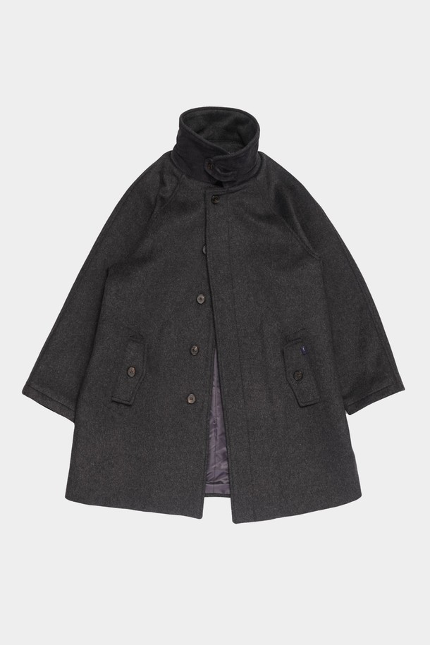 HAVE HAD - 코트 / 패딩 - City Wool Mac Coat Women(Charcoal)