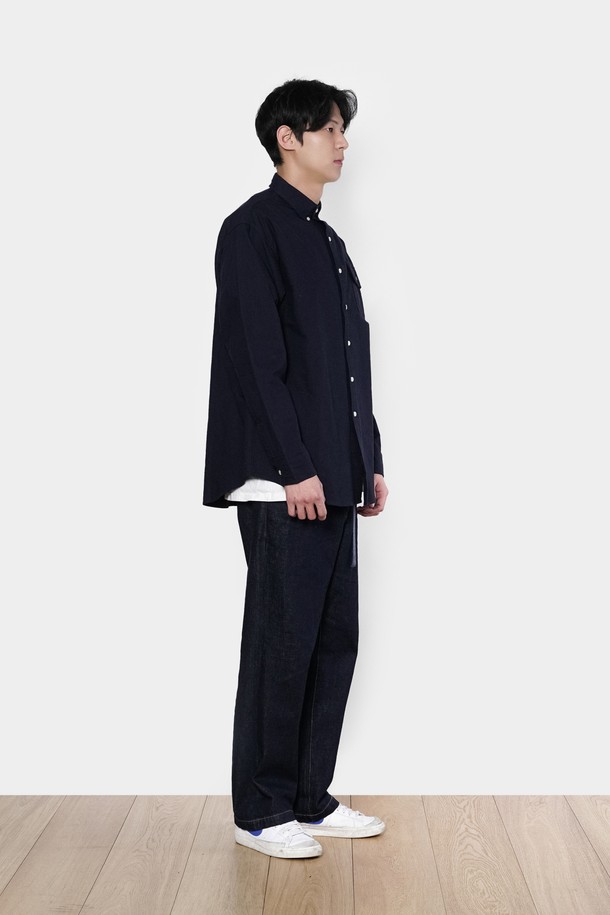 HAVE HAD - 긴팔셔츠 - Cotton City Worker Shirts Men(NAVY)