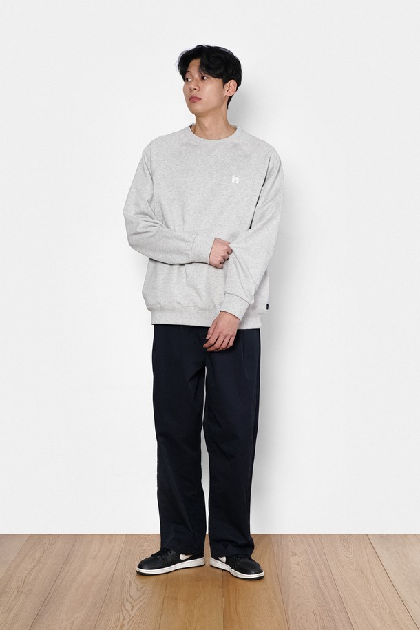 HAVE HAD - 스웨트셔츠 - Relax Side-pocket MTM Men(GREY)