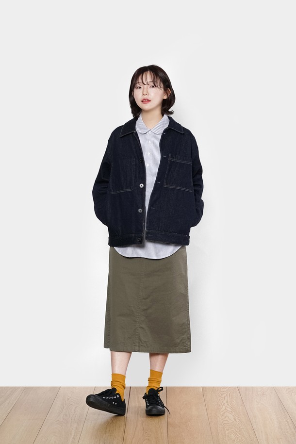 HAVE HAD - 셔츠 - City Worker Denim Jacket Women(Denim Blue)