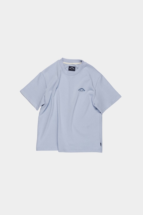 HAVE HAD - 반팔티셔츠 - Havehad Basic Logo T-shirts Men (Light Blue)