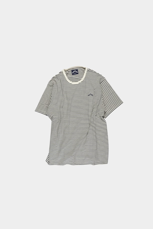 HAVE HAD - 반팔티셔츠 - HVHD Logo Stripe T-shirts Men(Black)