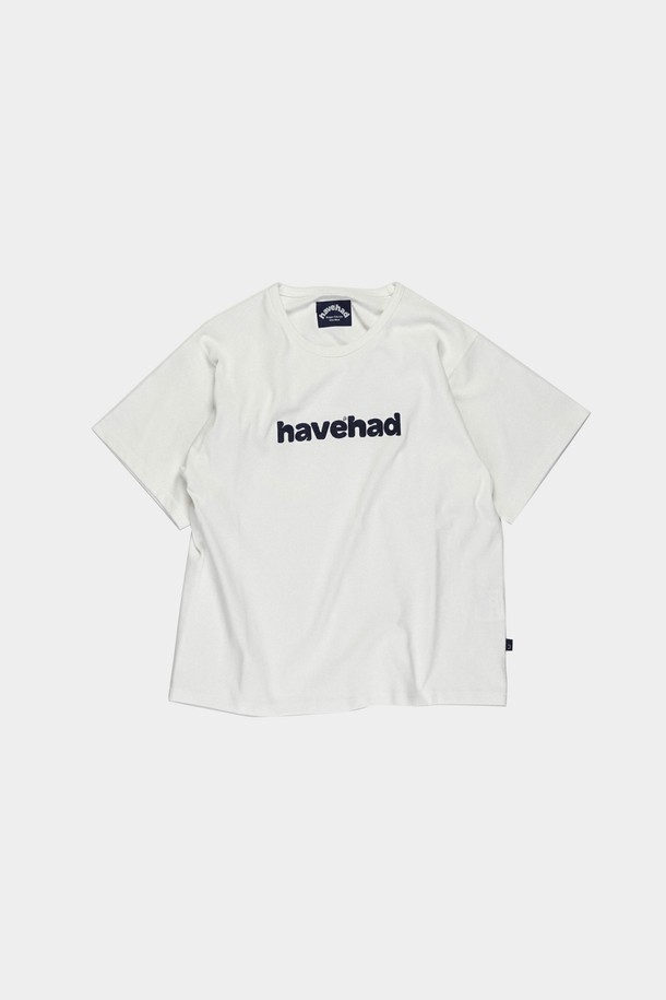 HAVE HAD - 반팔티셔츠 - Heavy Cotton Cassic Logo T-shirts Men(White)