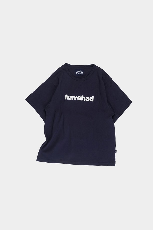 HAVE HAD - 반팔티셔츠 - Heavy Cotton Cassic Logo T-shirts Men(Navy)