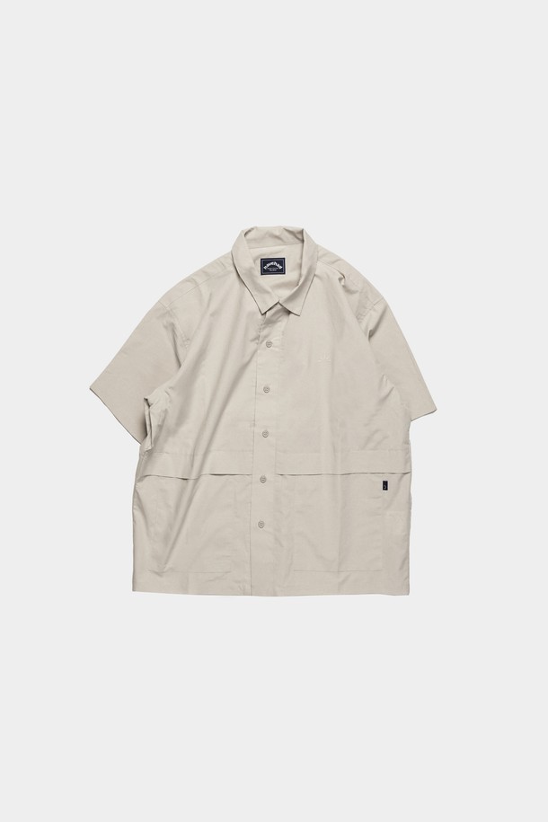 HAVE HAD - 반팔셔츠 - City Summer Easy Work Shirts Men(Beige)