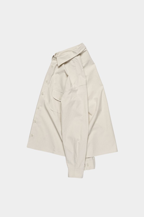 HAVE HAD - 셔츠 - Round Pocket Utility Shirts Women(Ivory) 