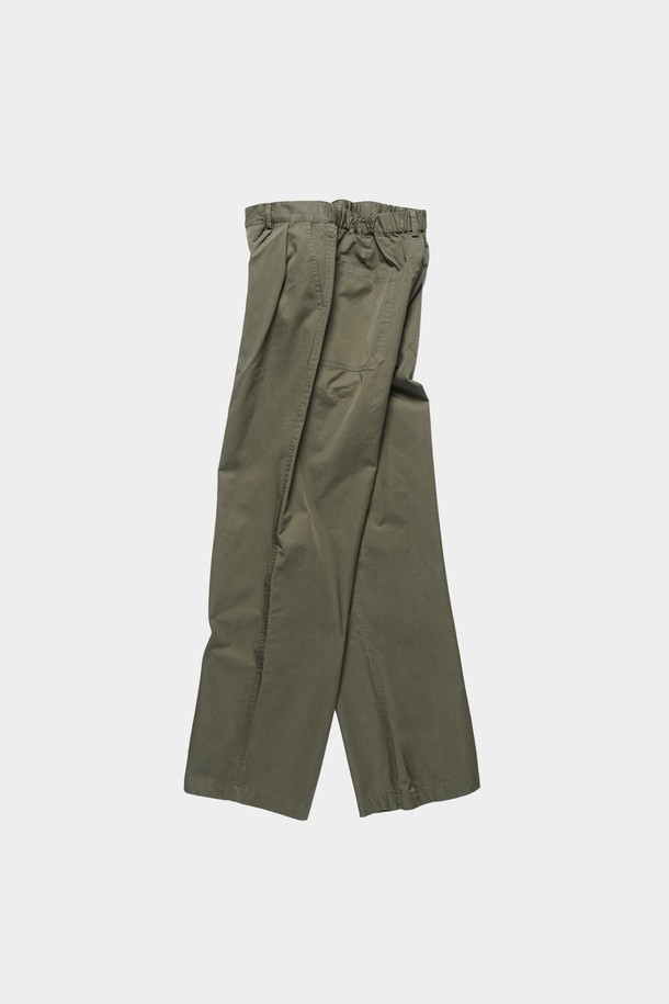 HAVE HAD - 캐주얼팬츠 - City Worker Pin-tuck Trouser Men(Olive)