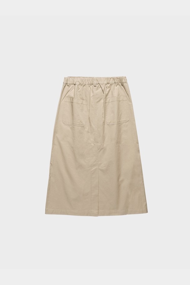 HAVE HAD - 롱스커트 - City Worker Fatigue Skirt(Beige)