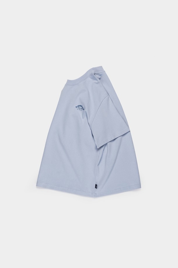 HAVE HAD - 반팔티셔츠 - Havehad Basic Logo T-shirts Men (Light Blue)