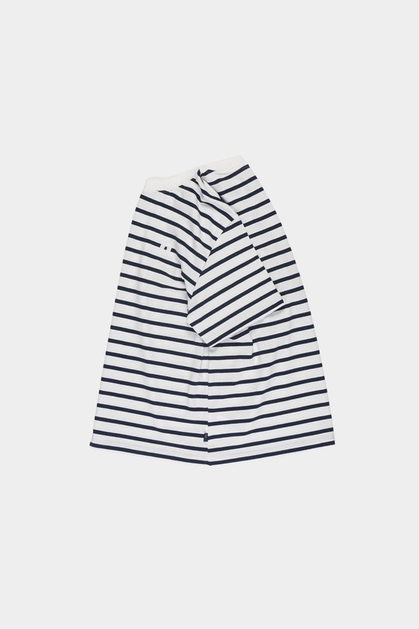 HAVE HAD - 반소매 티셔츠 - h Logo Stripe T-Shirts Women(Navy) 