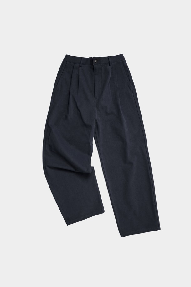 HAVE HAD - 캐주얼팬츠 - Heavy Twill Pin-tuck Trouser Men(Navy)