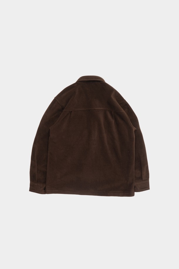 HAVE HAD - 셔츠 - Warm Pocket Fleece Shirts Men(Brown)