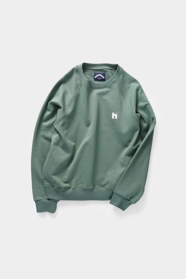 HAVE HAD - 스웨트셔츠 - Relax Side-pocket MTM Men(GREEN)