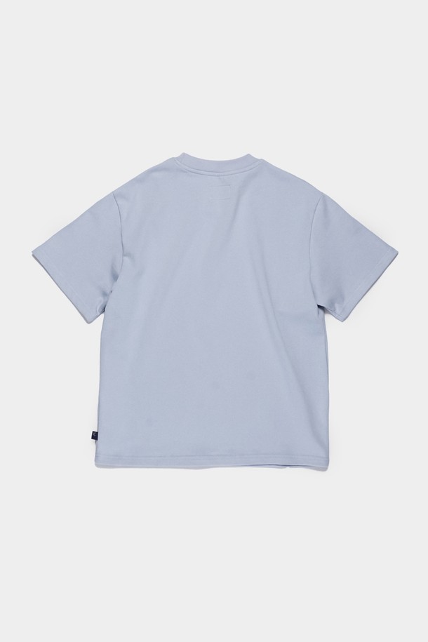 HAVE HAD - 반팔티셔츠 - Havehad Basic Logo T-shirts Men (Light Blue)