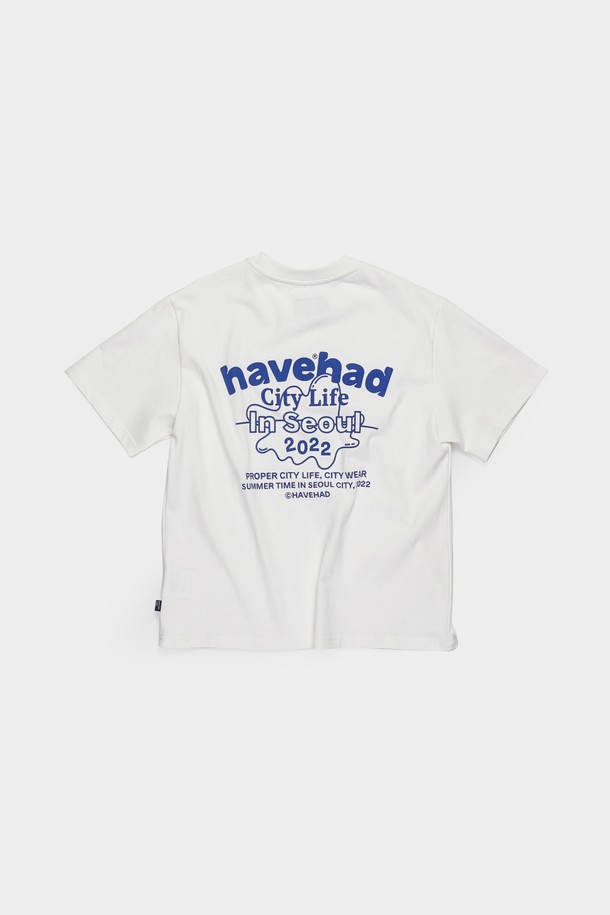 HAVE HAD - 반소매 티셔츠 - Havehad City Life Seoul T-shirts Women (White)