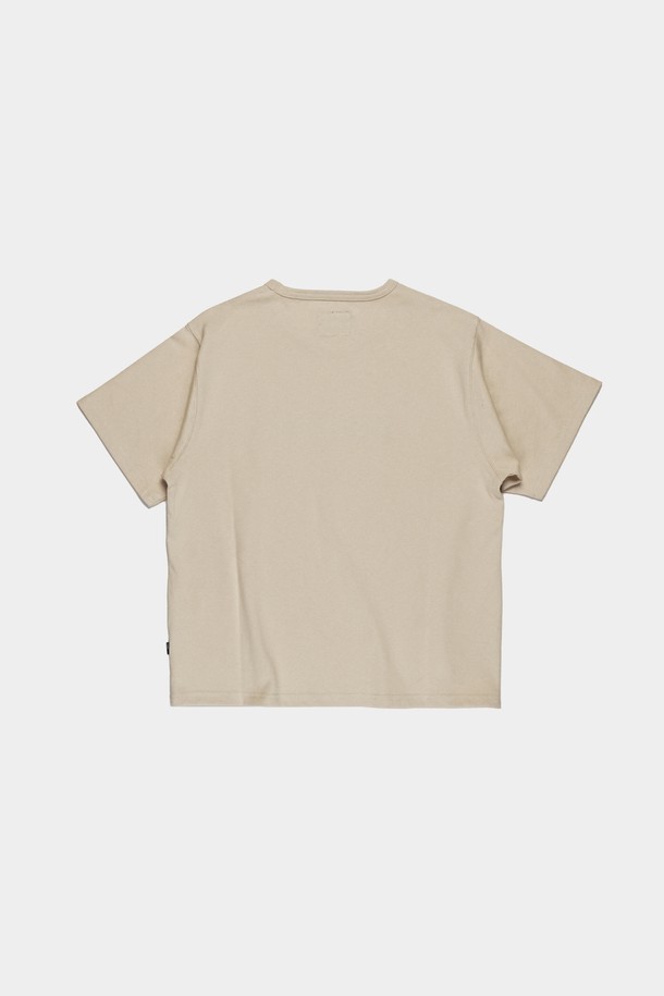 HAVE HAD - 반팔티셔츠 - Heavy Cotton Cassic Logo T-shirts Men(Beige)