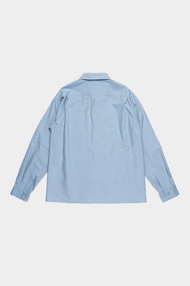 HAVE HAD - 셔츠 - Round Pocket Utility Shirts Women(Light Blue) 