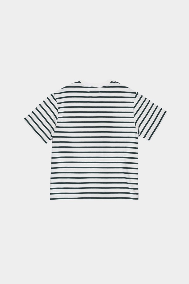 HAVE HAD - 반팔티셔츠 - h Logo Stripe T-Shirts Men(Green) 