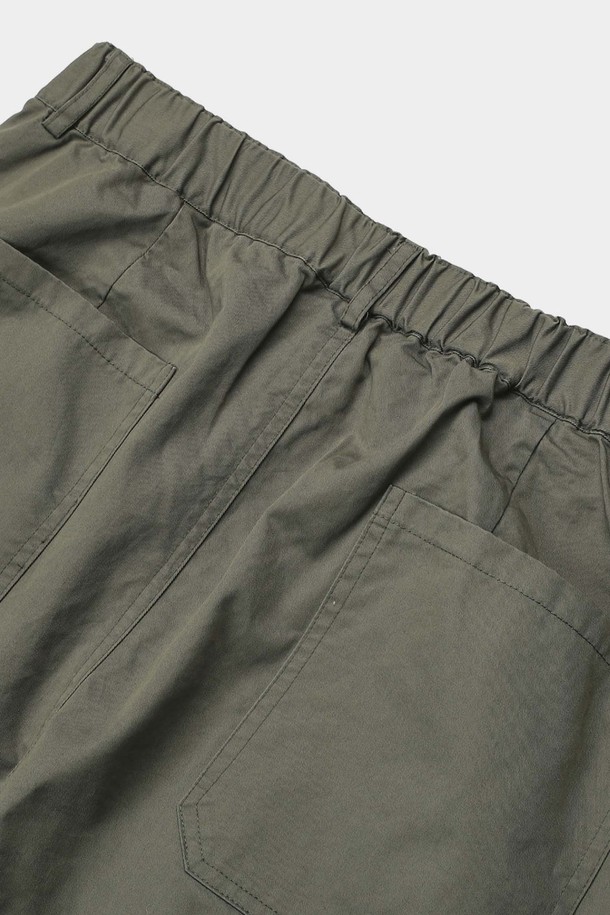 HAVE HAD - 롱스커트 - City Worker Fatigue Skirt(Olive)