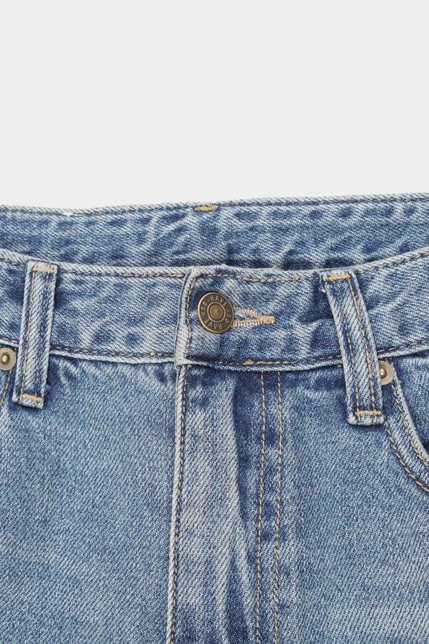 HAVE HAD - 데님 - City Worker Loose Denim Pants Men(Denim Blue)