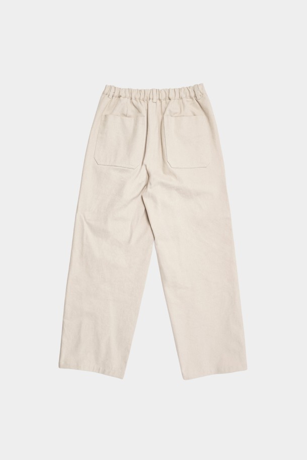 HAVE HAD - 팬츠 - Heavy Twill Pin-tuck Trouser Women(Ecru)