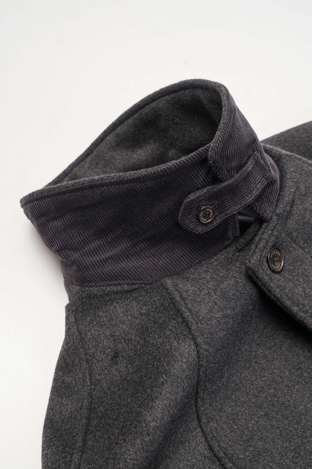 HAVE HAD - 코트 - City Wool Mac Coat Men(Charcoal)