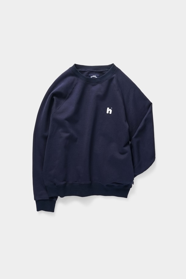 HAVE HAD - 긴소매 티셔츠 - Relax Side-pocket MTM Women(NAVY)