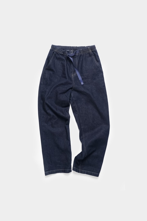 HAVE HAD - 데님 - City Worker Denim Belted Pants Men(Denim Blue)