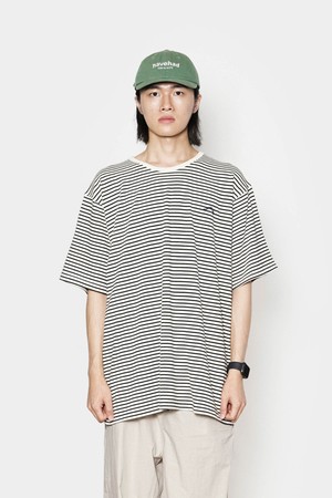 HVHD Logo Stripe T-shirts Men(Black)