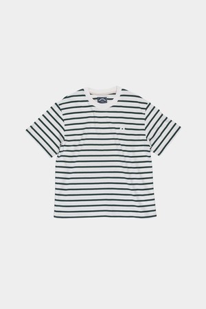 h Logo Stripe T-Shirts Men(Green) 