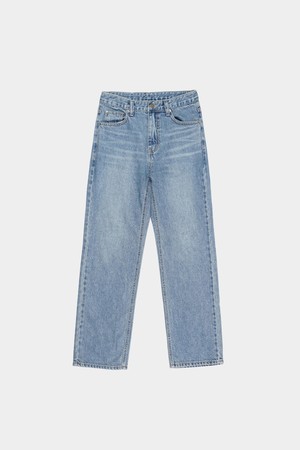 City Worker Loose Denim Pants Men(Denim Blue)