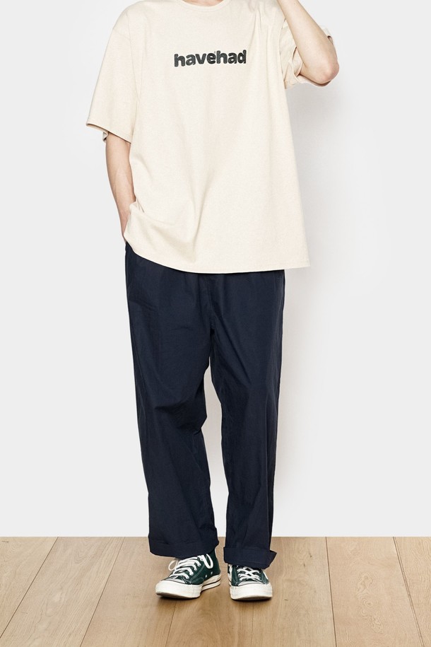 HAVE HAD - 캐주얼팬츠 - City Summer Easy Banding Pants Men(Navy)