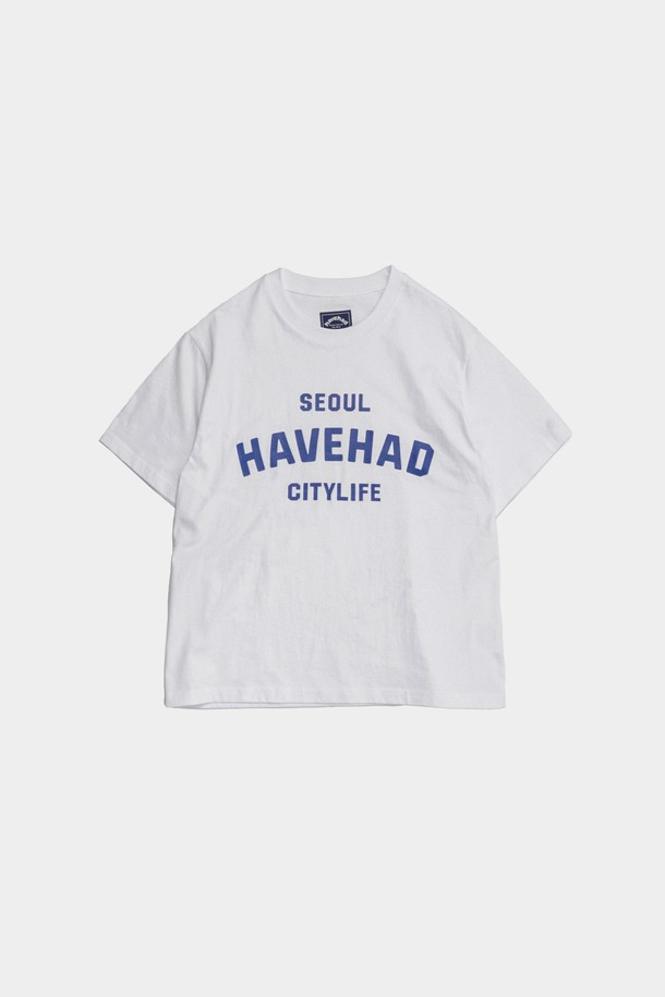 HAVE HAD - 반팔티셔츠 - Citylife Logo Graphic Tee Men(White)