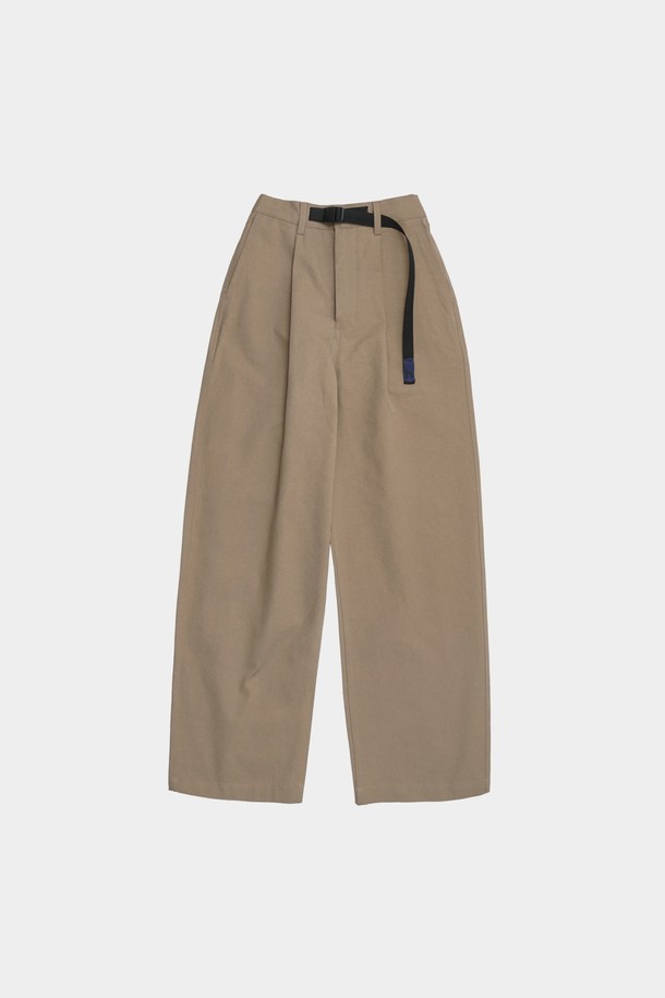 HAVE HAD - 캐주얼팬츠 - City Belted Pin-tuck Pants Men(Beige)