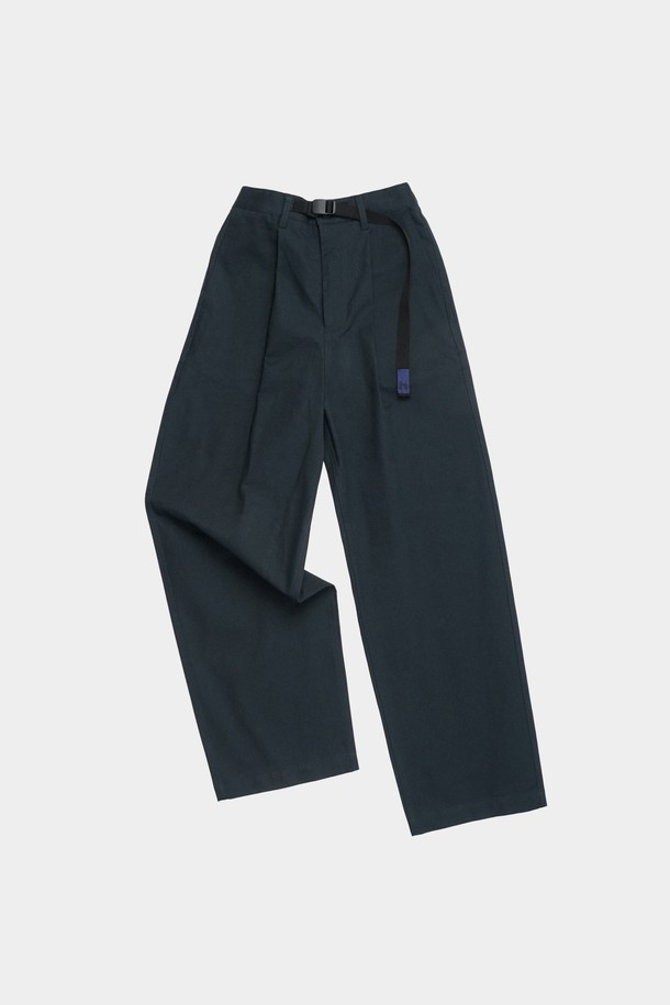 HAVE HAD - 캐주얼팬츠 - City Belted Pin-tuck Pants Men(Navy)