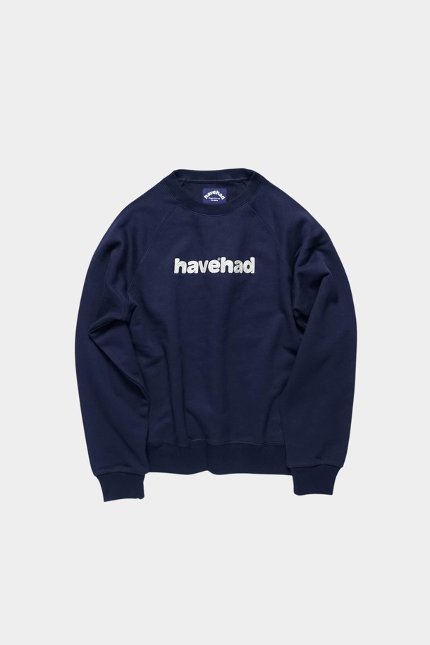 HAVE HAD - 스웨트셔츠 - HVHD Logo Side-pocket MTM Men(Navy)