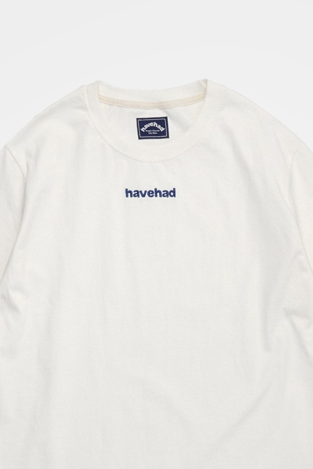 HAVE HAD - 반팔티셔츠 - Classic Logo Graphic Tee Men(White)