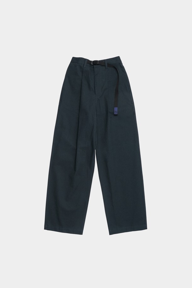 HAVE HAD - 캐주얼팬츠 - City Belted Pin-tuck Pants Men(Navy)