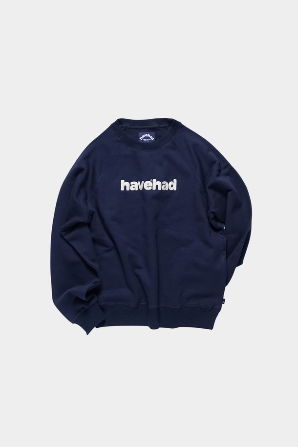 HAVE HAD - 스웨트셔츠 - HVHD Logo Side-pocket MTM Men(Navy)